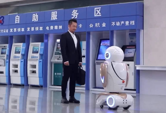 陜西迎賓機器人