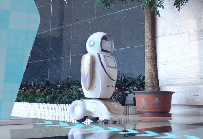 山東景區(qū)迎賓講解機(jī)器人