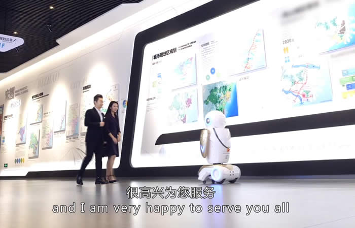 一站式展廳迎賓接待機器人