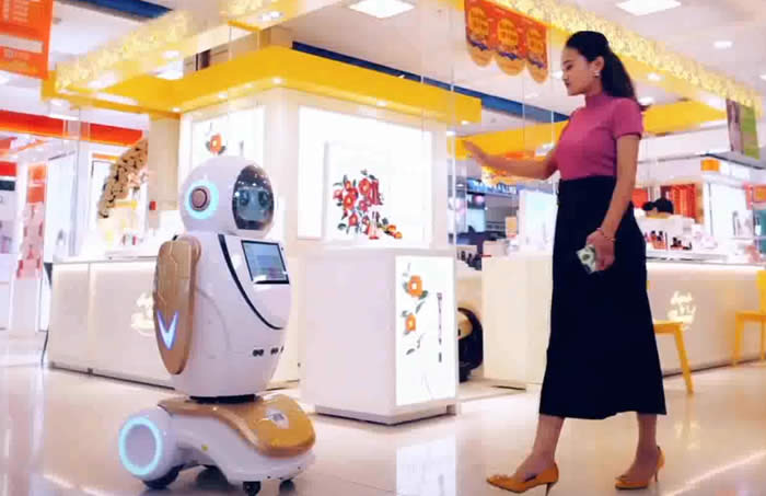 酒店迎賓講解機器人